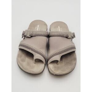 Merrell Womens Size 5 District Muri Moon Neoprene Wrap Sandals Slip On Tan